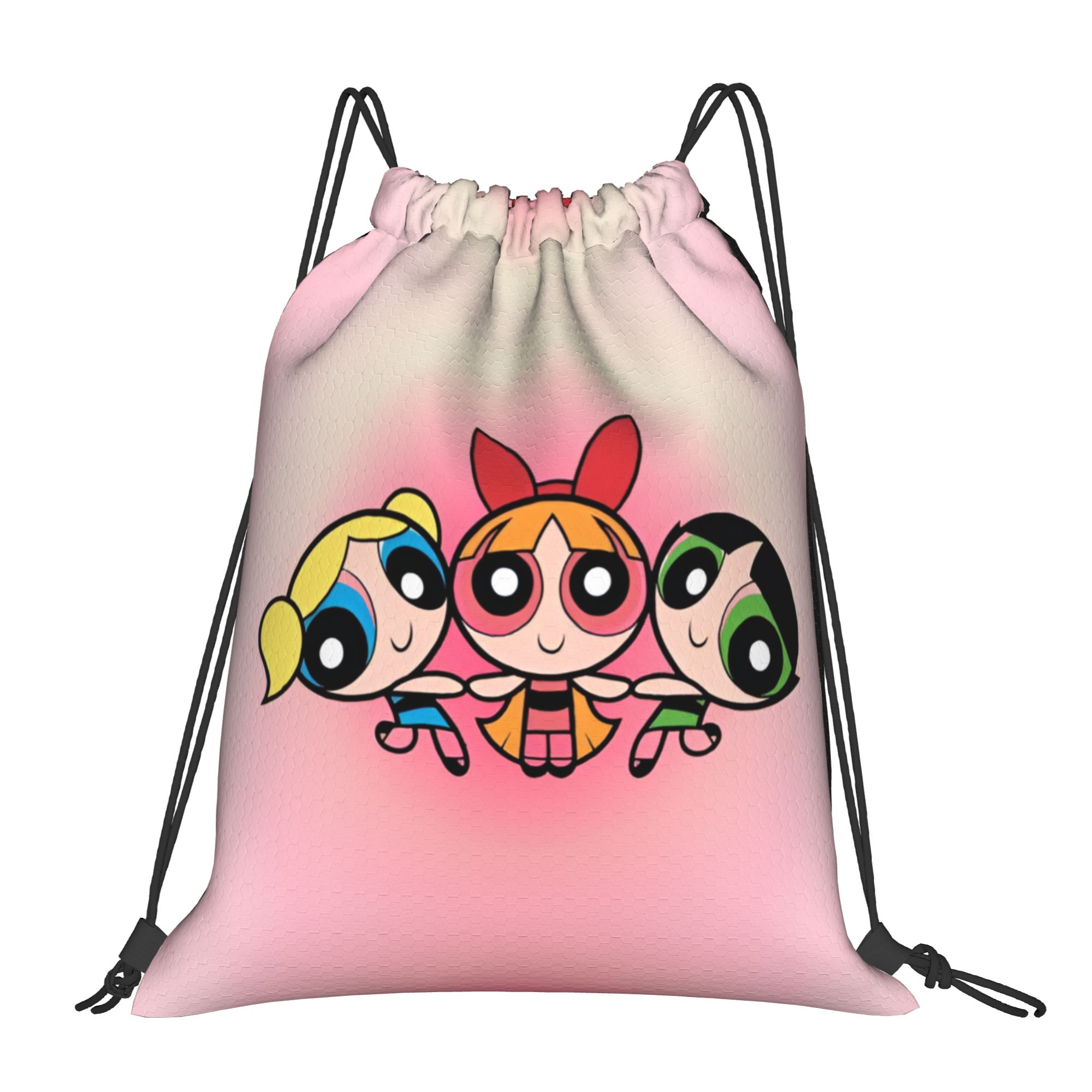 Drawstring Gym Bag - Custom Poweres Anime Puffes Trekkoord Rugzak