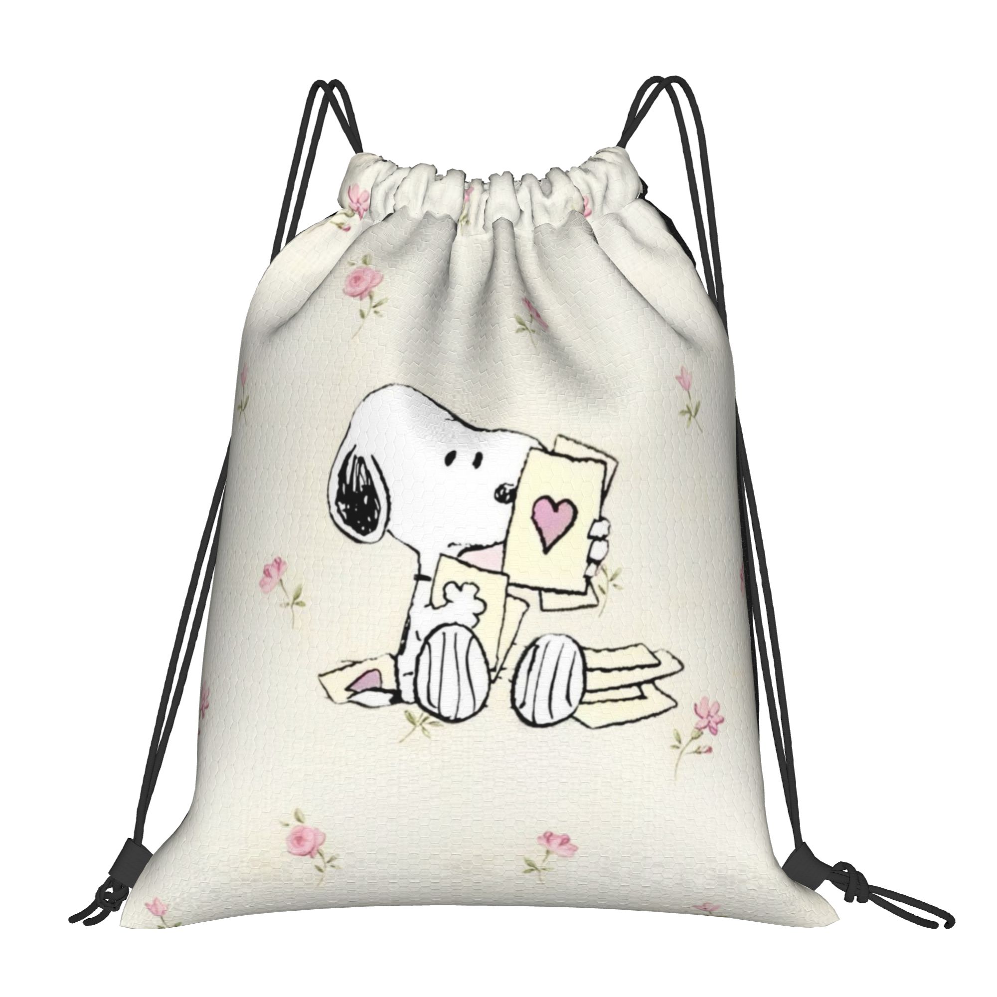 Drawstring Gym Bag - S-Snoopys Loving Gesture Rugzak Sporttassen met