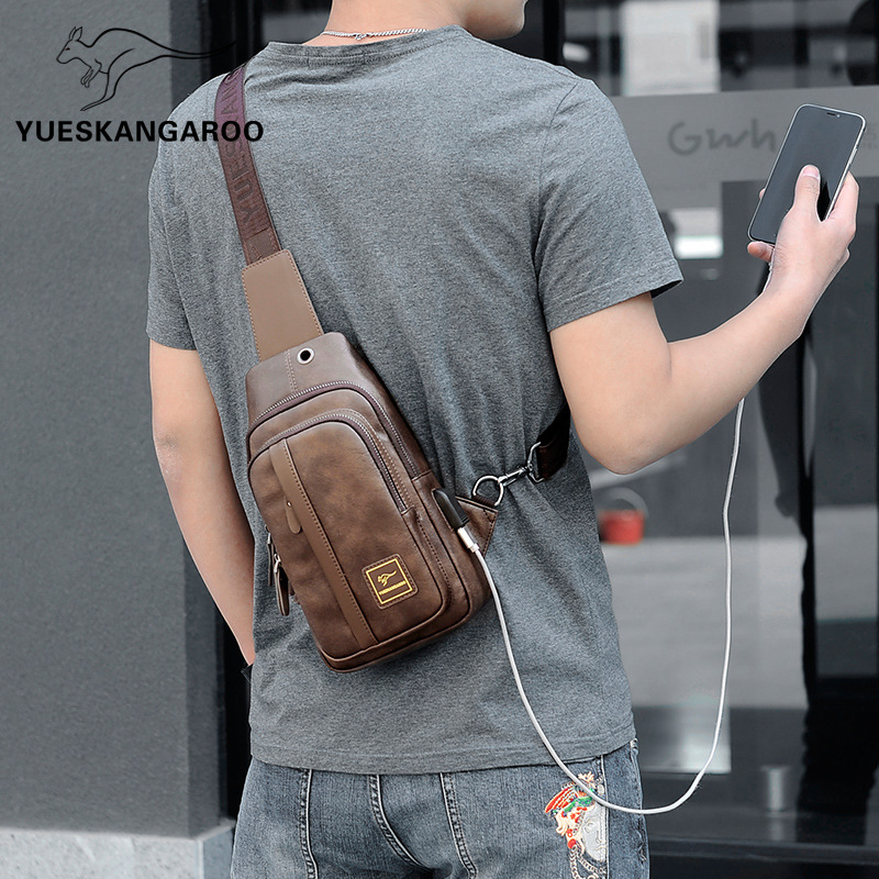 Mini Backpack Purse - Draagbare borsttas voor heren Mode portemonnee