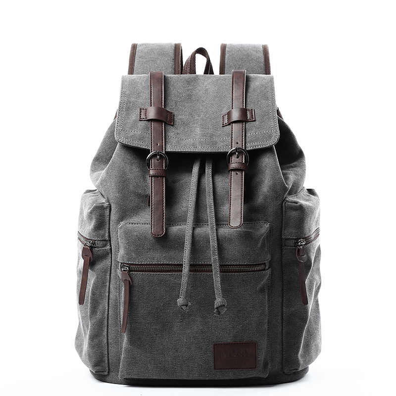 Canvas Backpack Casual - MATE ELAN Retro Casual Canvas Rugzak