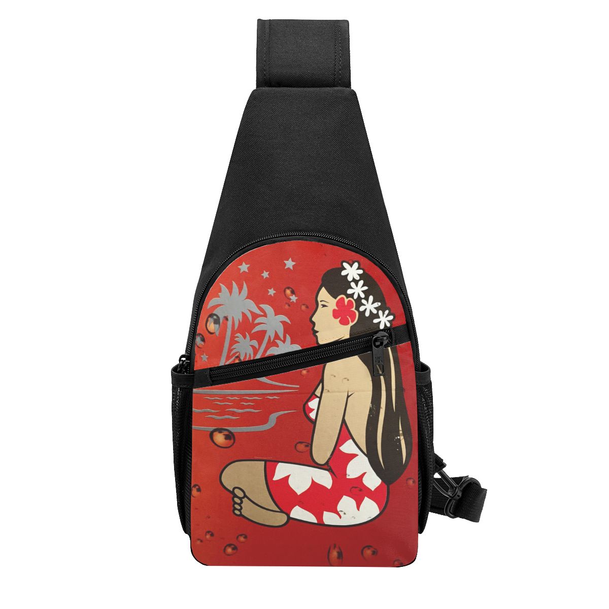 Sling Backpack Shoulder - Hinano Tahiti Borsttas Heren Sling Crossbody
