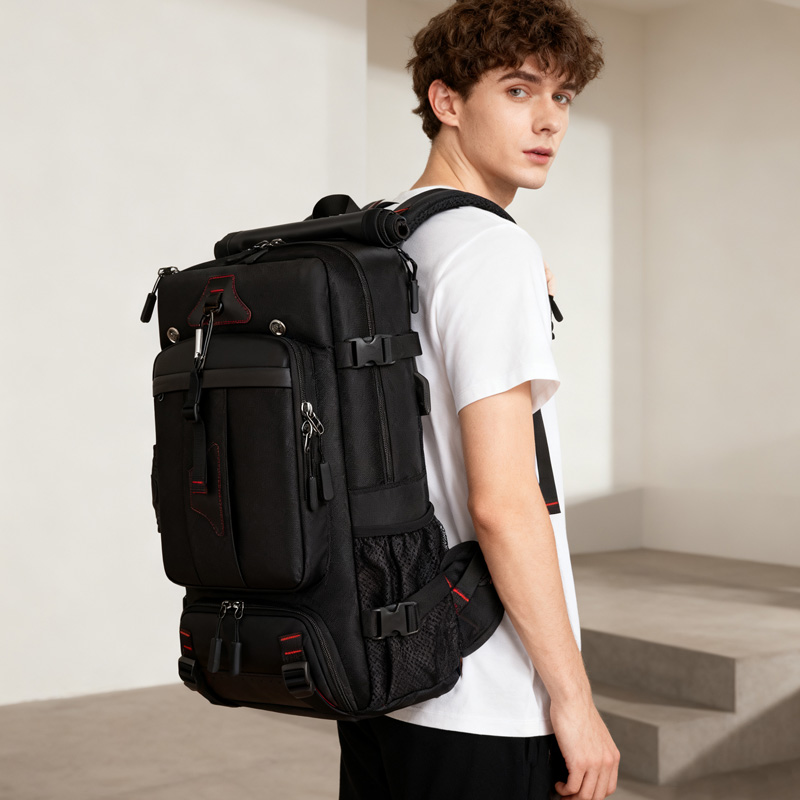 Laptop Backpack 15.6 - Reistas met grote capaciteit, omkeerbaar bagagevak