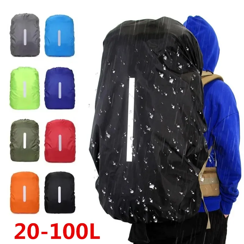 Rain Cover Backpack - Nieuwe reflecterende waterdichte rugzak regenhoes 20L-100L