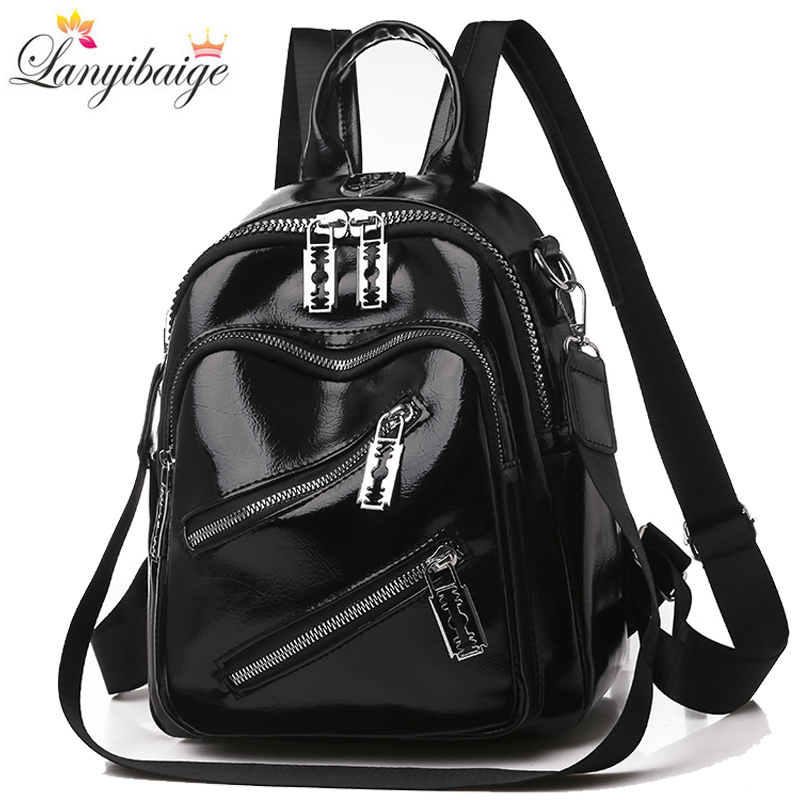 Mini Backpack Purse - Mode Damesrugzak Designer Pu Lederen Reisrugzak