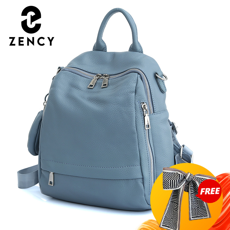 Fashion Backpack Women - Zency Echt leren damesrugzak van hoge