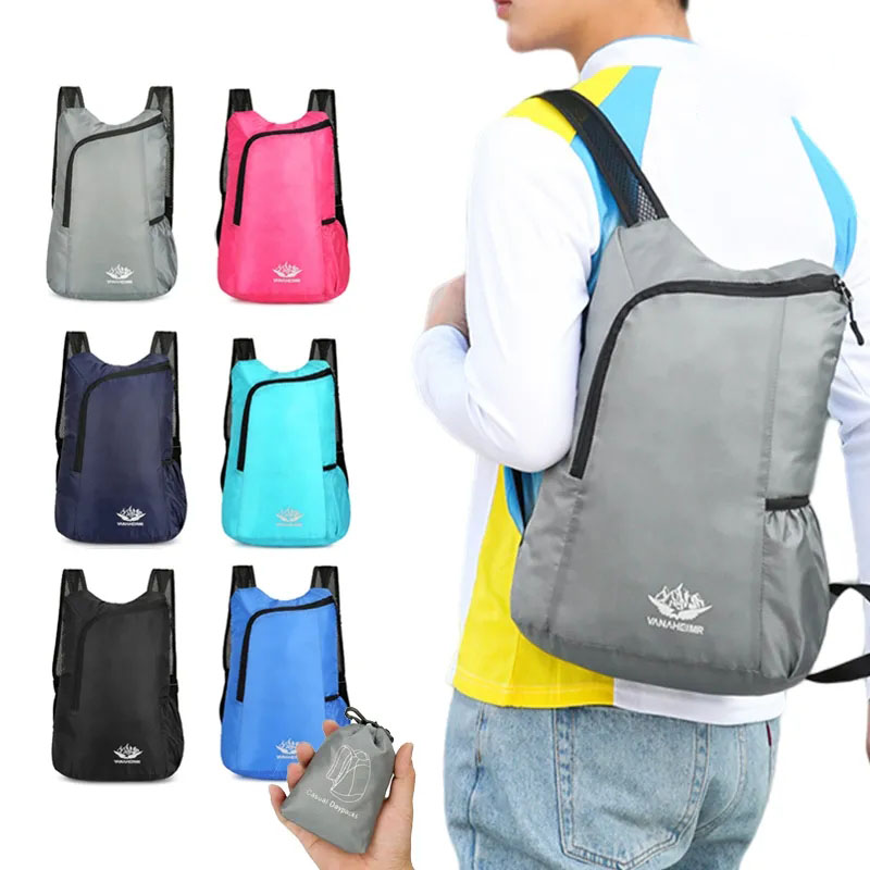 Foldable Backpack Small - 20L Unisex Lichtgewicht Outdoor Rugzak Draagbare
