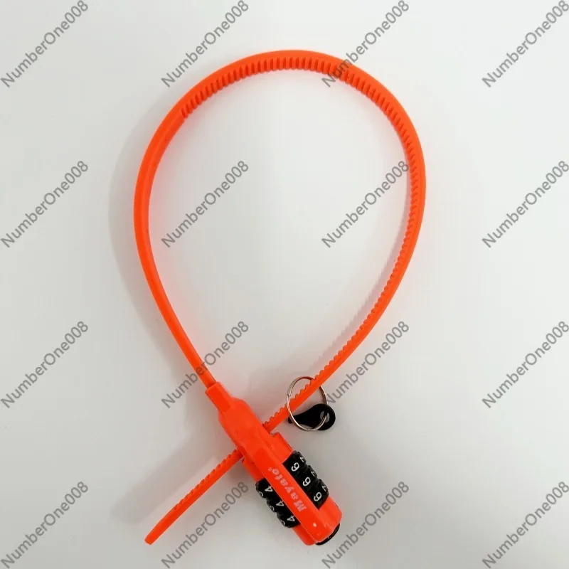 Backpack Lock Combo - 5-in-1 fietshelm & bagagekabelslot, draagbaar beveiligingscombinatieslot