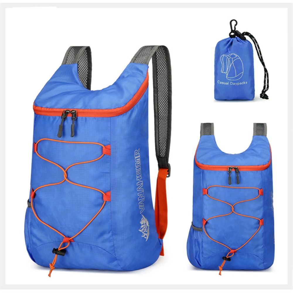 Hiking Backpack Waterproof - Opvouwbare sportrugzak Waterdichte nylon campingrugzak met