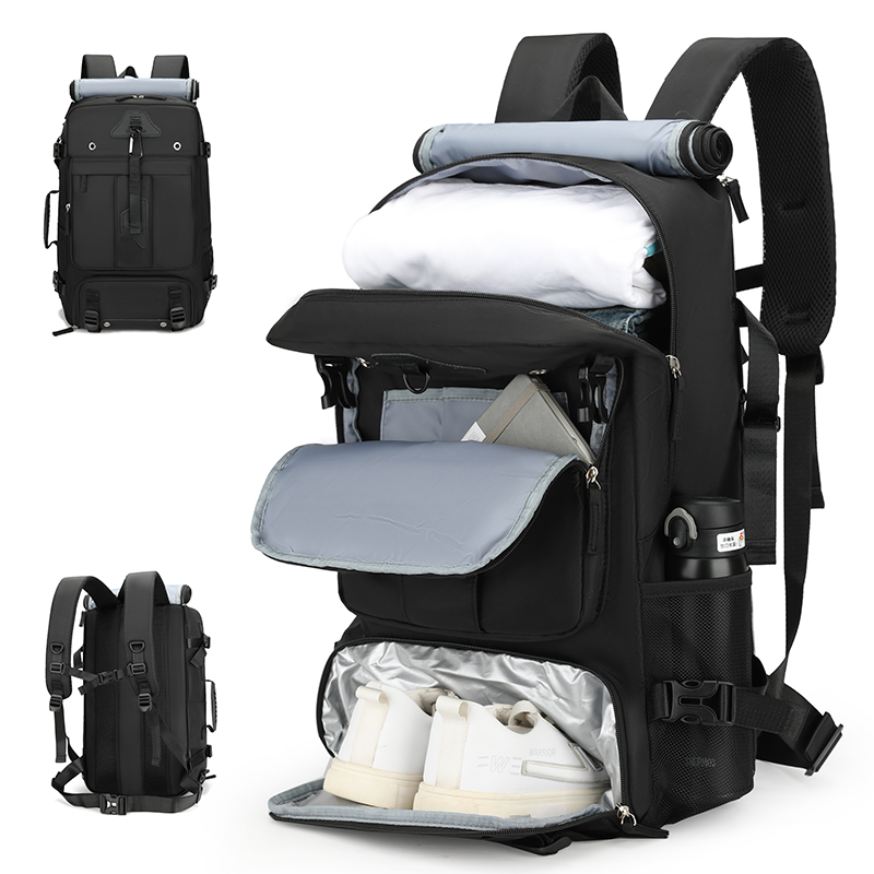 Hiking Backpack Waterproof - 60L Grote Reisrugzak Waterdicht voor Mannen