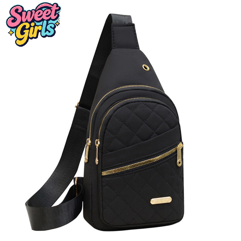 Sling Backpack Shoulder - Borsttas 2025, dames waterdichte Oxford stoffen
