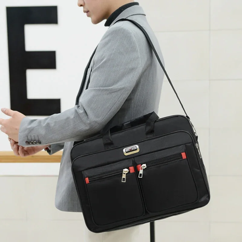 Laptop Backpack 15.6 - Eenvoudige Tote Heren Bedrijfsaktentas Handtas Voor
