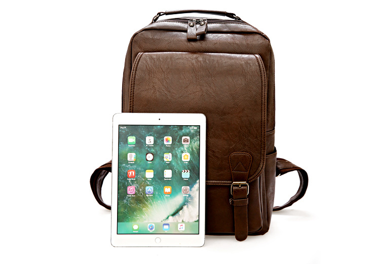 Business Backpack Brief - Multifunctionele PU waterdichte laptoptas anti-diefstal zakelijke