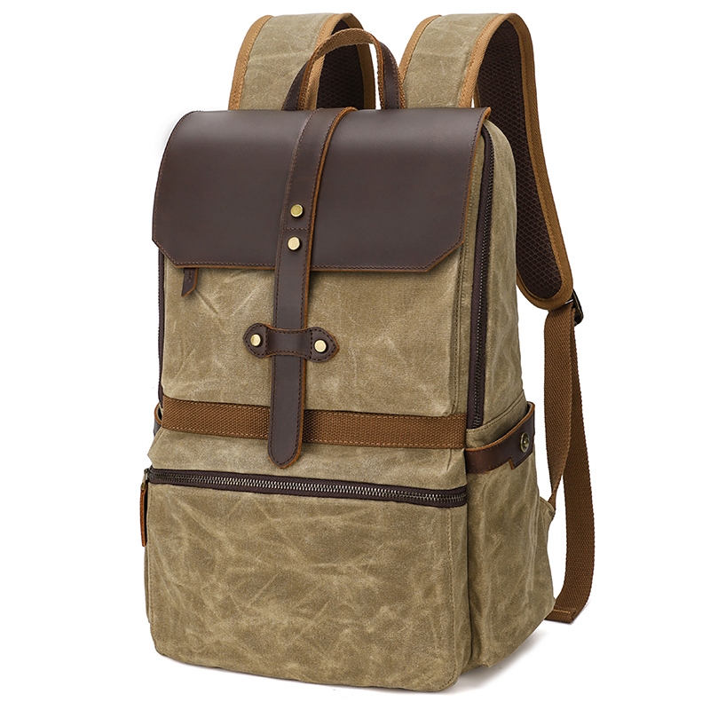 Laptop Backpack 15.6 - Vintage 15,6 inch laptoprugzak dames heren