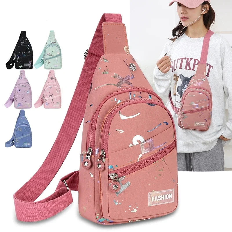 Sling Backpack Shoulder - Dames schoudertas, lichtgewicht crossbody rugzak, casual