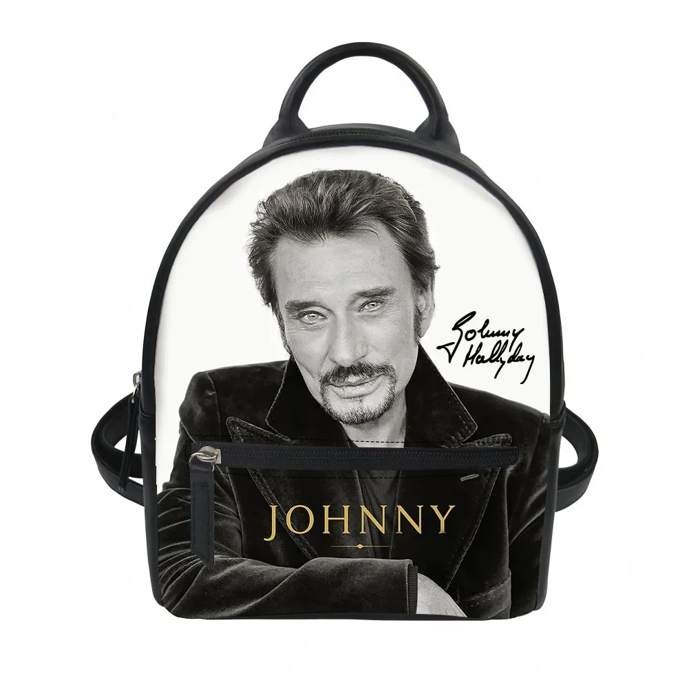 Mini Backpack Purse - Johnny Hallyday Custom Backpack Purse Dames