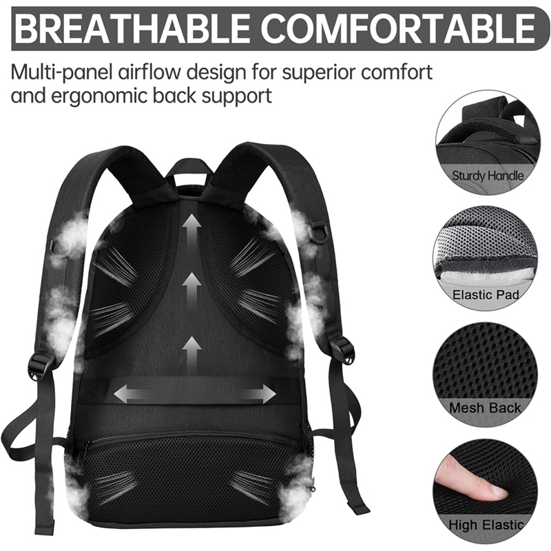 Grote reislaptoprugzak, zakeli - Travel Backpack Anti Theft recensie en prijs