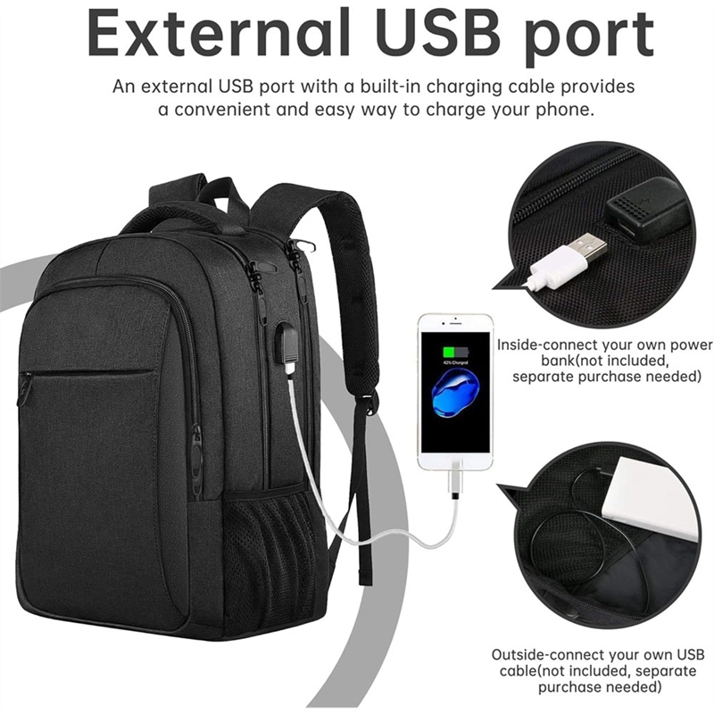 Grote reislaptoprugzak, zakeli - Travel Backpack Anti Theft recensie en prijs