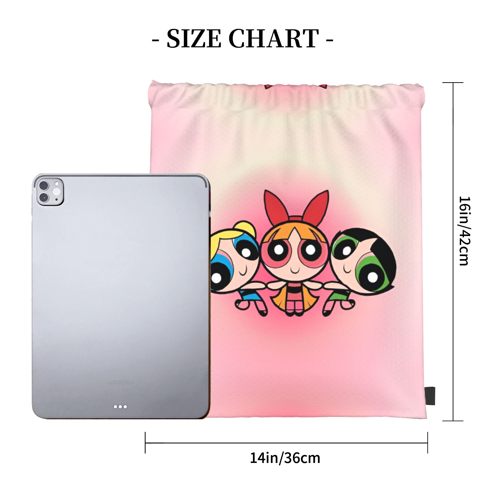 Custom Poweres Anime Puffes Tr - Drawstring Gym Bag recensie en prijs