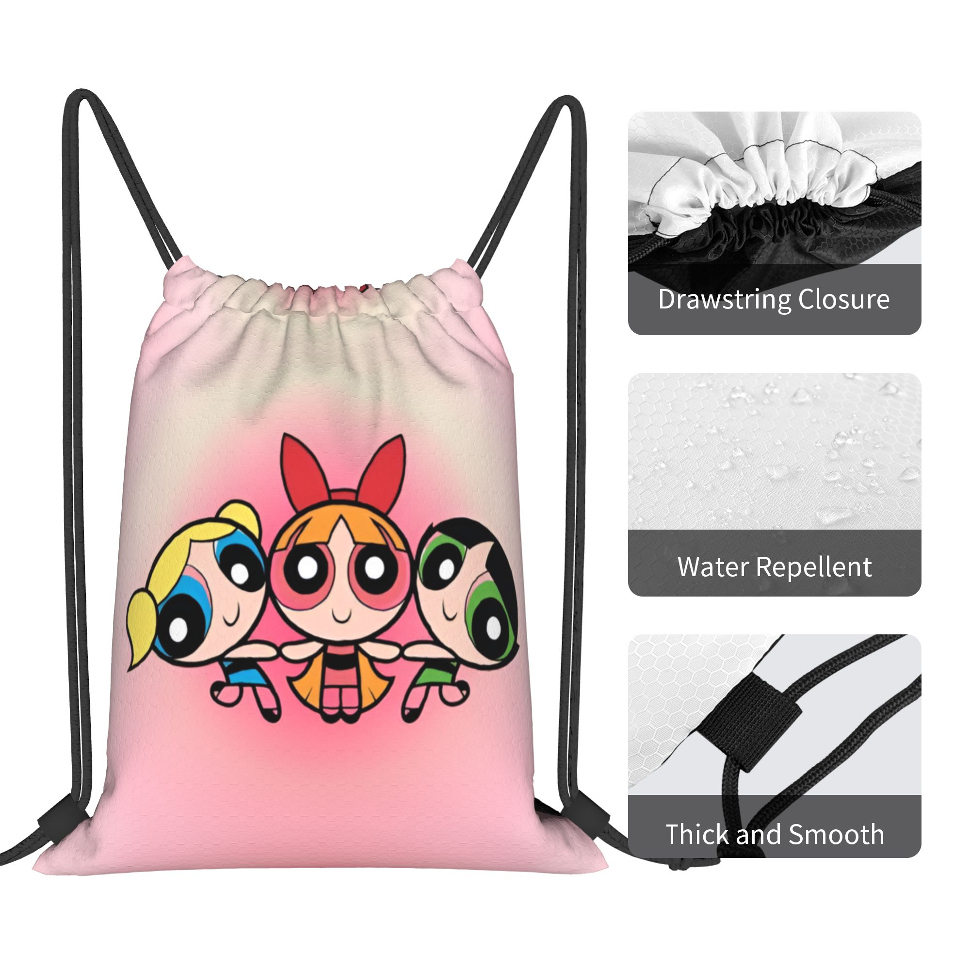 Custom Poweres Anime Puffes Tr - Drawstring Gym Bag recensie en prijs