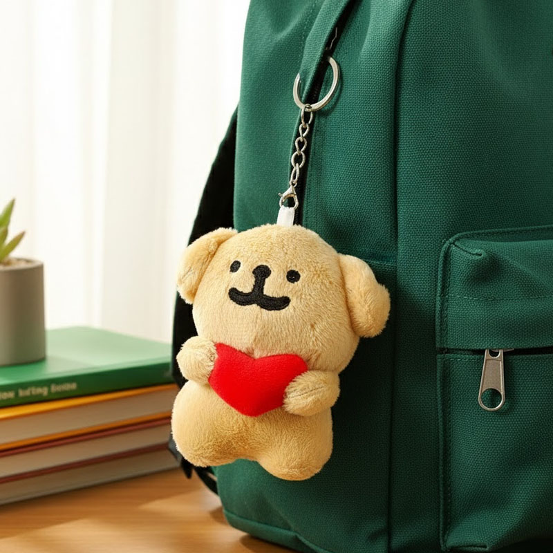 1-10PCS Hartvormige Hond Pluch - Mini Backpack Purse recensie en prijs