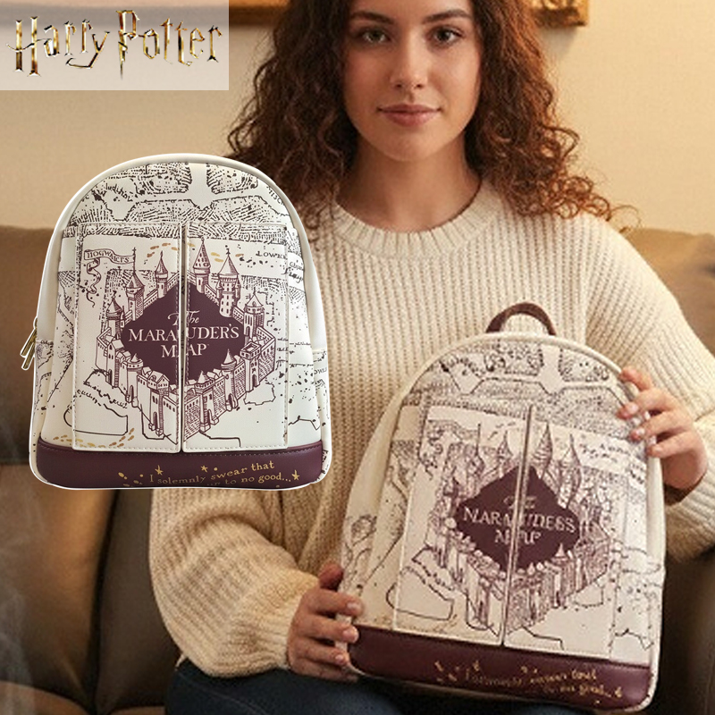 Harry Potter Kaart Geprint Cos - Fashion Backpack Women recensie en prijs