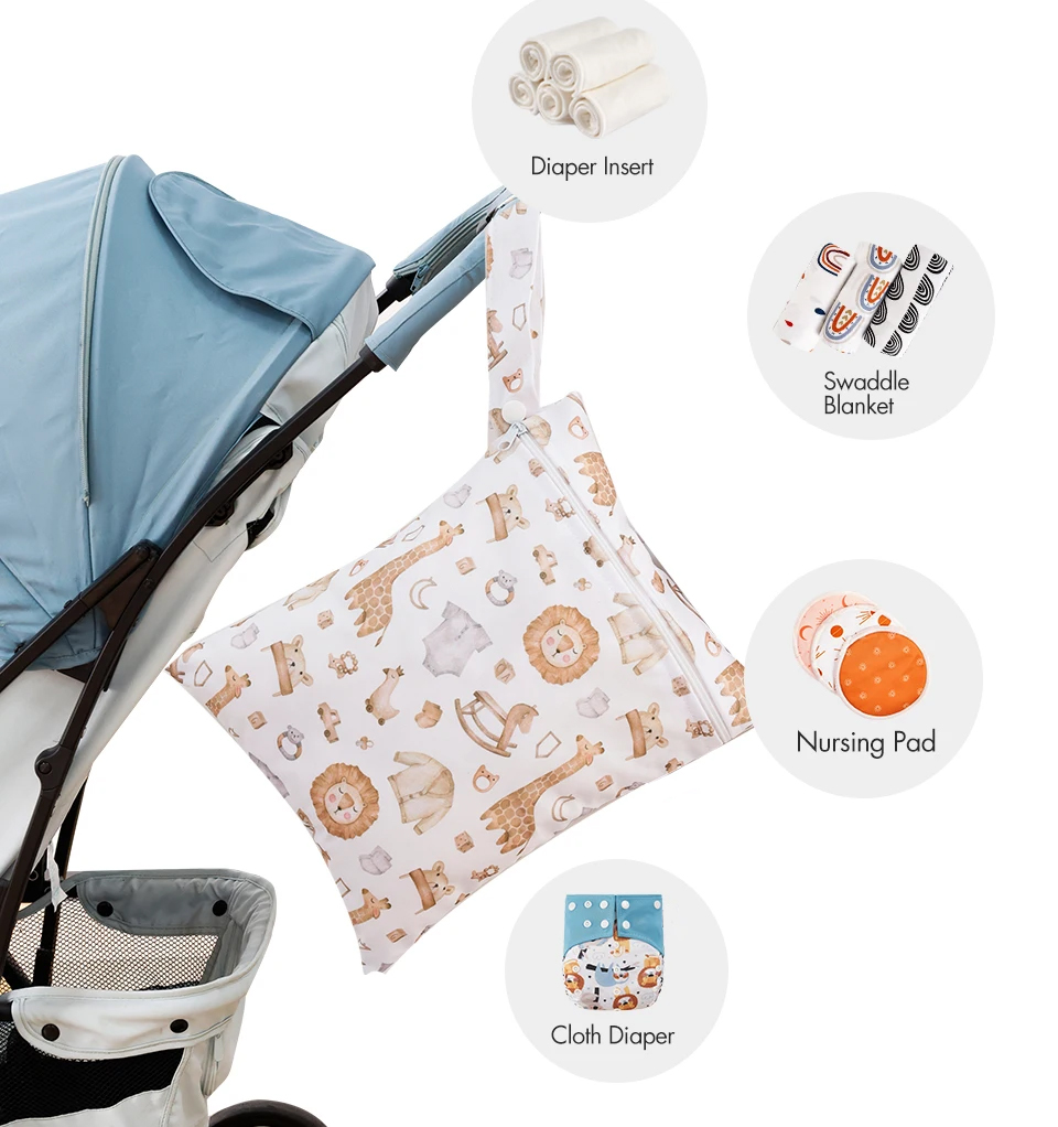3 STKS Reizen Wassen Cosmetisc - Backpack Diaper Bag recensie en prijs