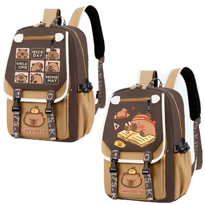 Kawaii Capybara Stijlvolle Kak - School Backpack Teen recensie en prijs