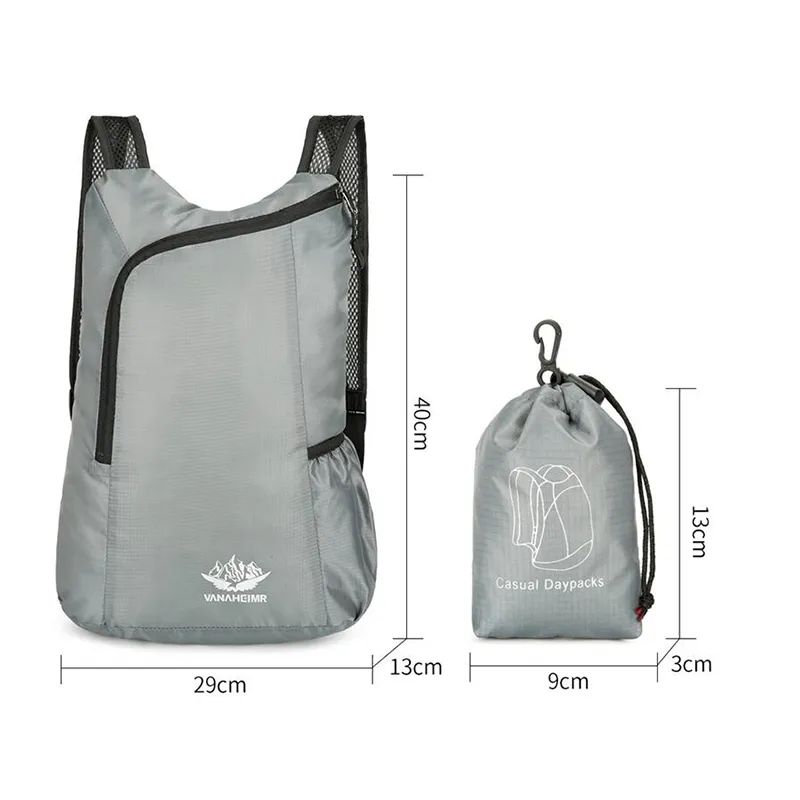 20L Unisex Lichtgewicht Outdoo - Foldable Backpack Small recensie en prijs