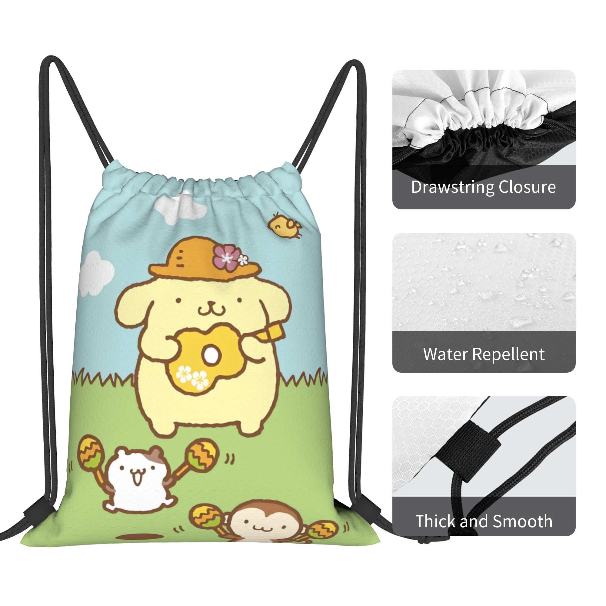 Aangepaste P-Pompompurines rug - Drawstring Gym Bag recensie en prijs