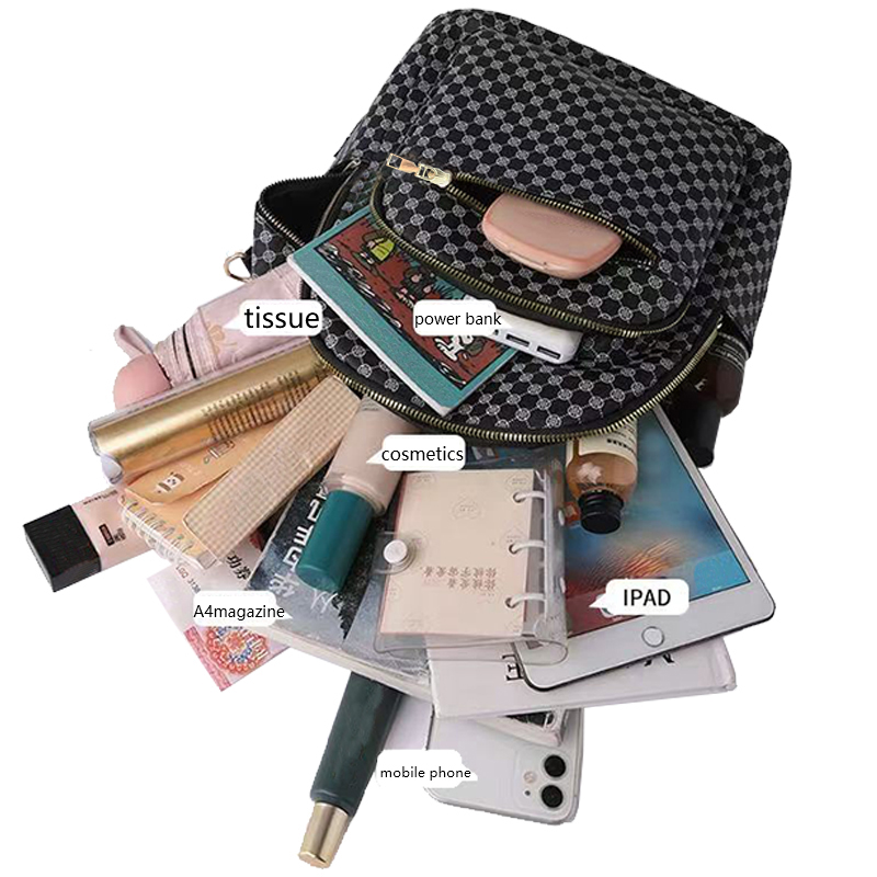 Chique vintage rugzak met geom - Fashion Backpack Women recensie en prijs
