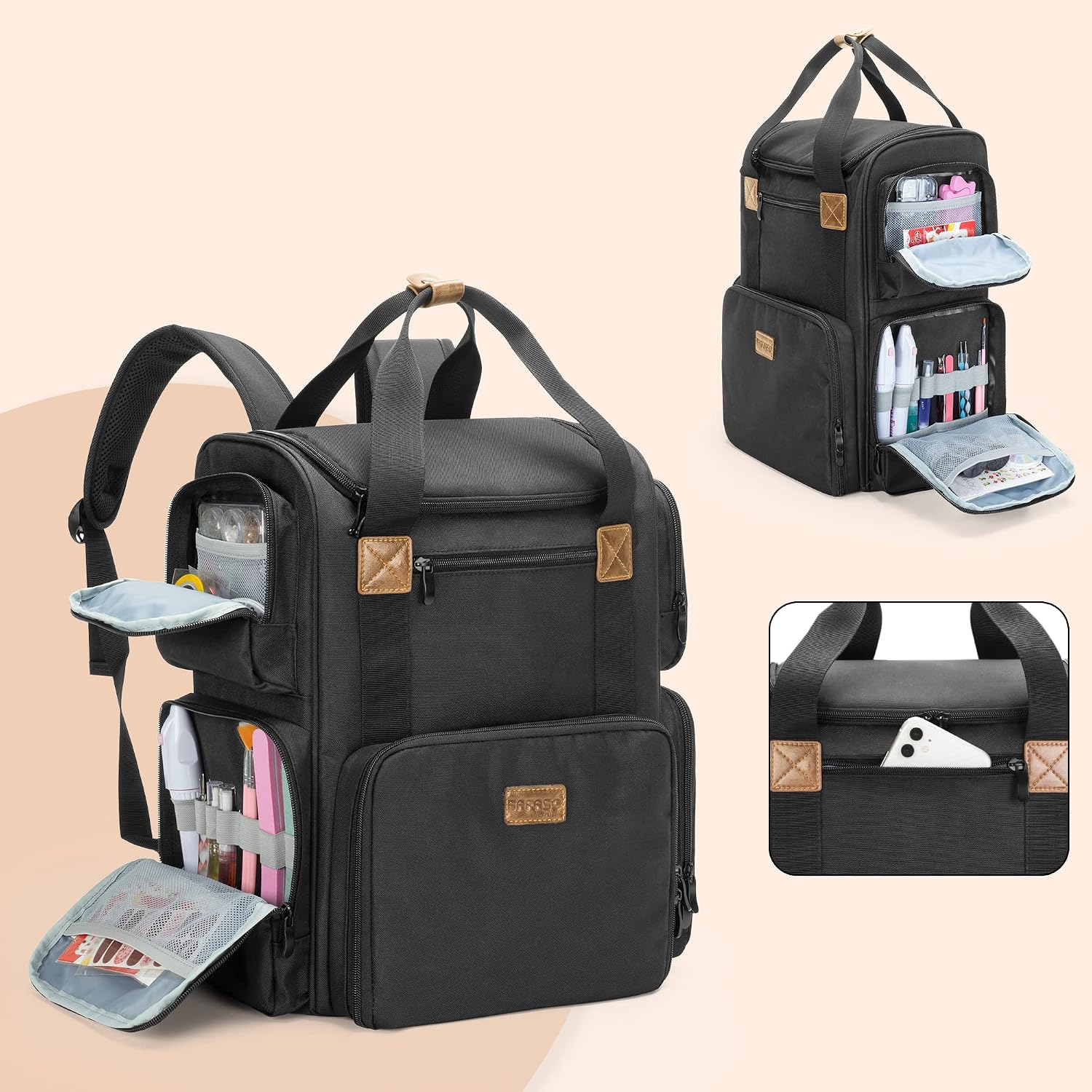 Nagellak rugzak voor 70 flesje - Laptop Sleeve Removable recensie en prijs