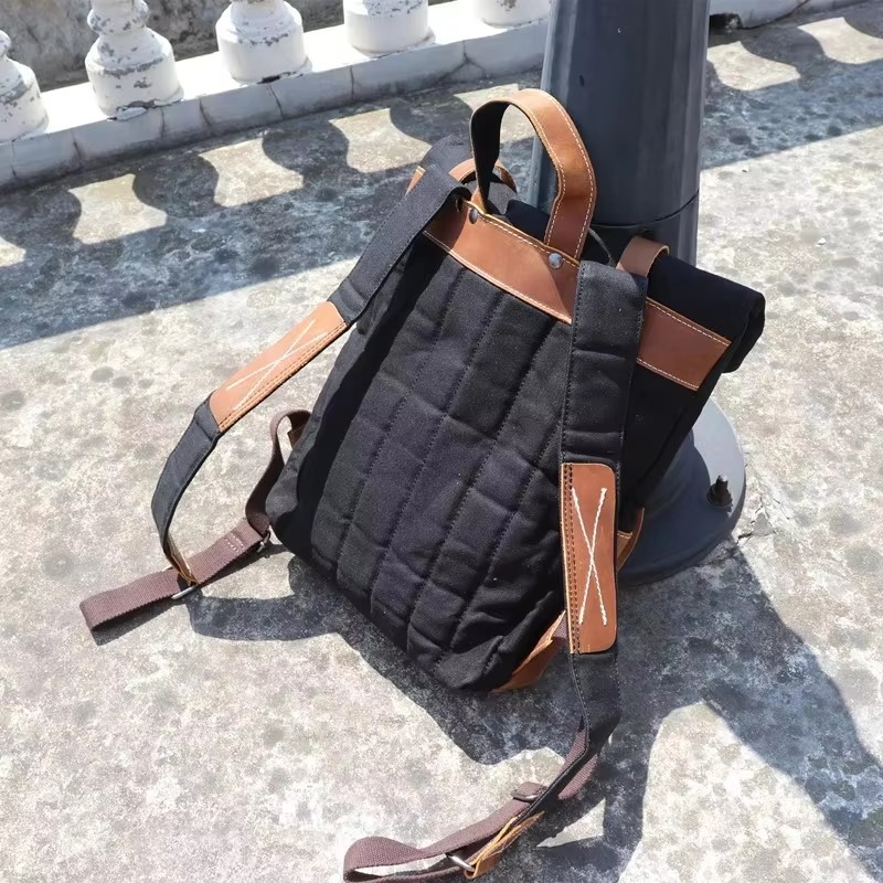 Mode herenrugzak van gewaxt ca - Leather Backpack Vintage recensie en prijs