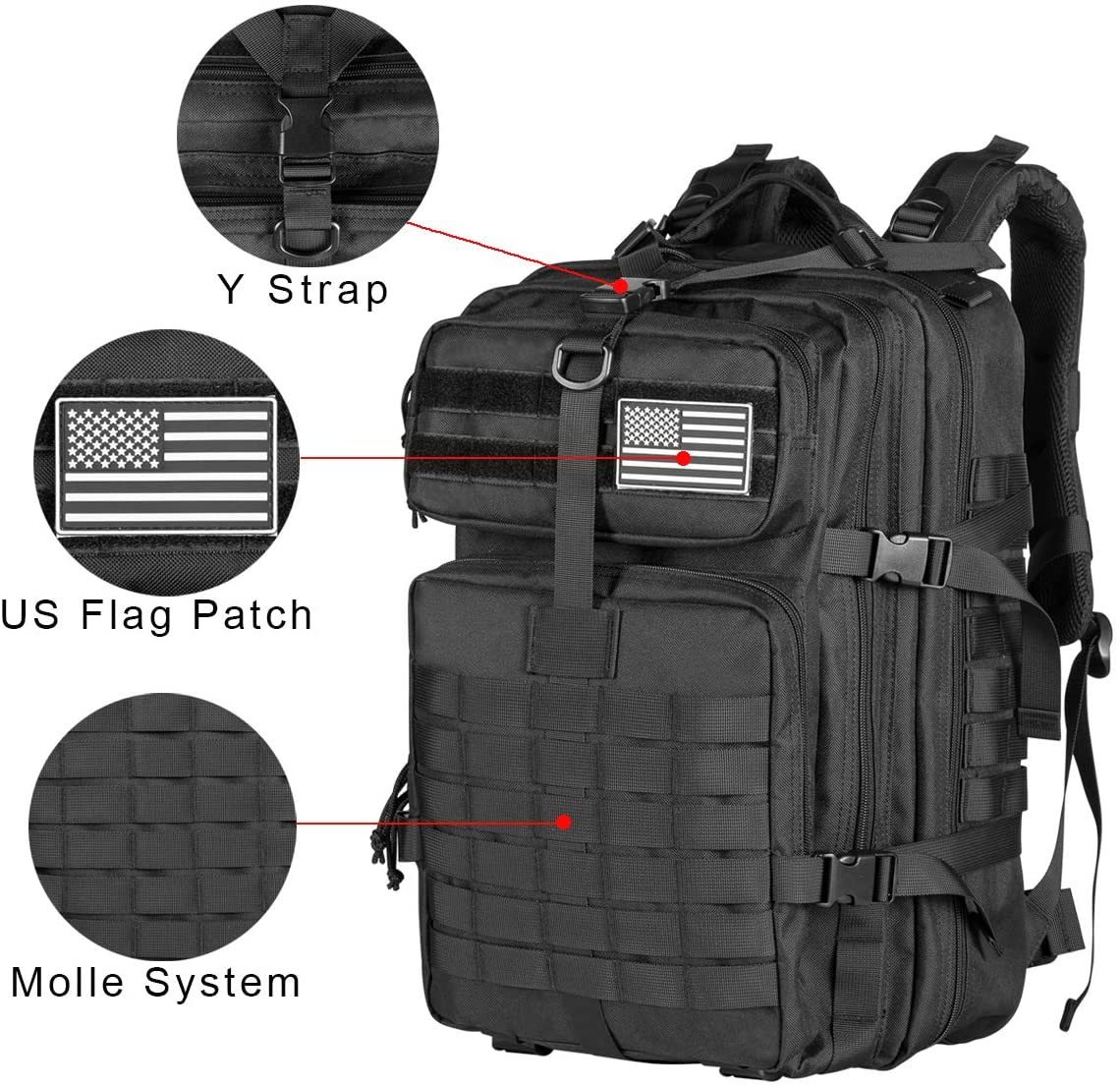 AA 60L Militaire Tactische Rug - Rucksack Military Style recensie en prijs