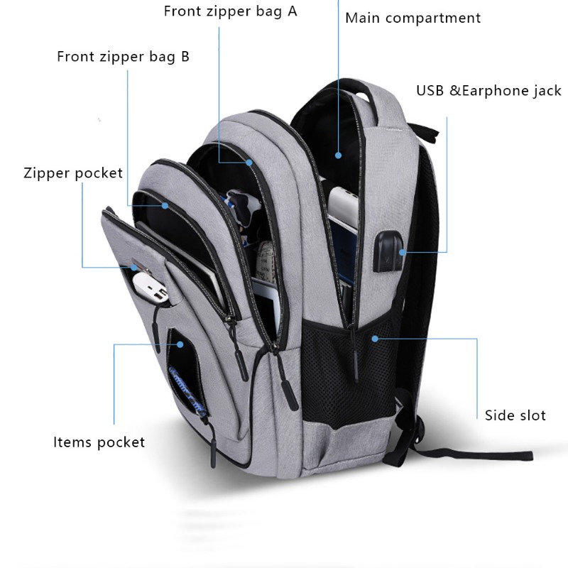 Grote Capaciteit Rugzak Heren  - Laptop Backpack 15.6 recensie en prijs