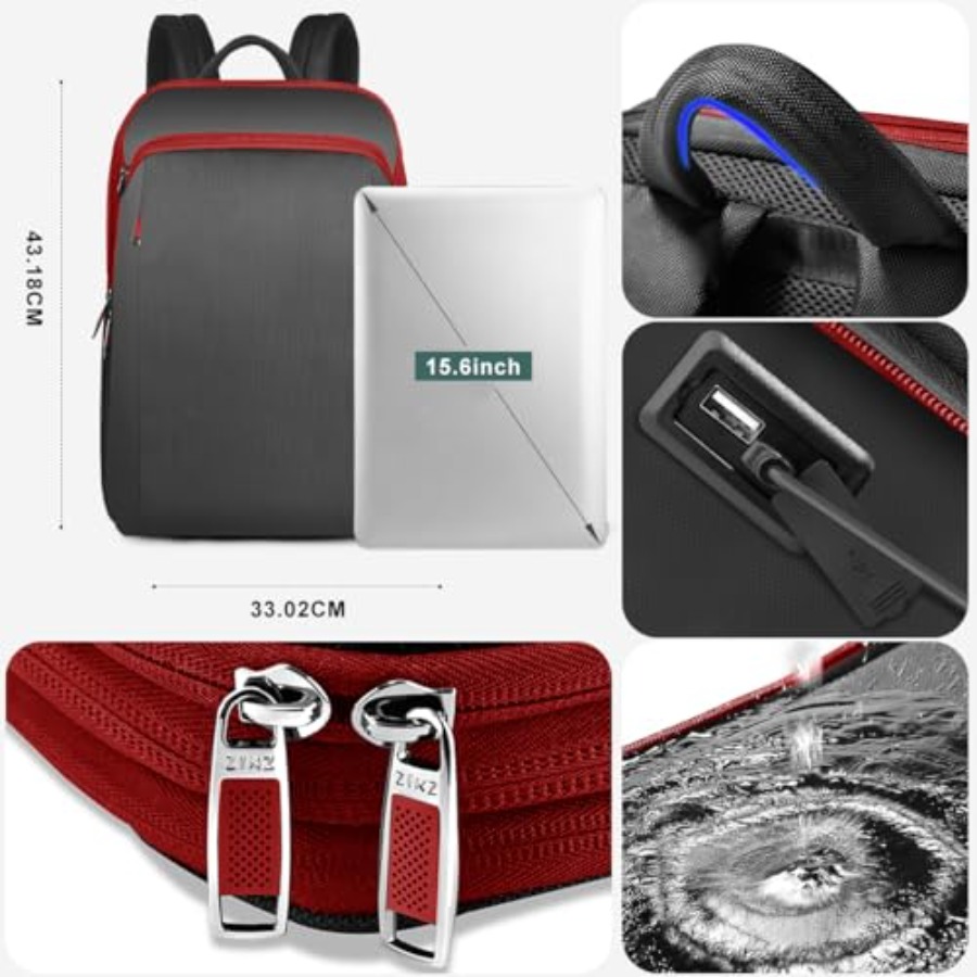 Slanke en uitbreidbare 15 15,6 - Travel Backpack Anti Theft recensie en prijs