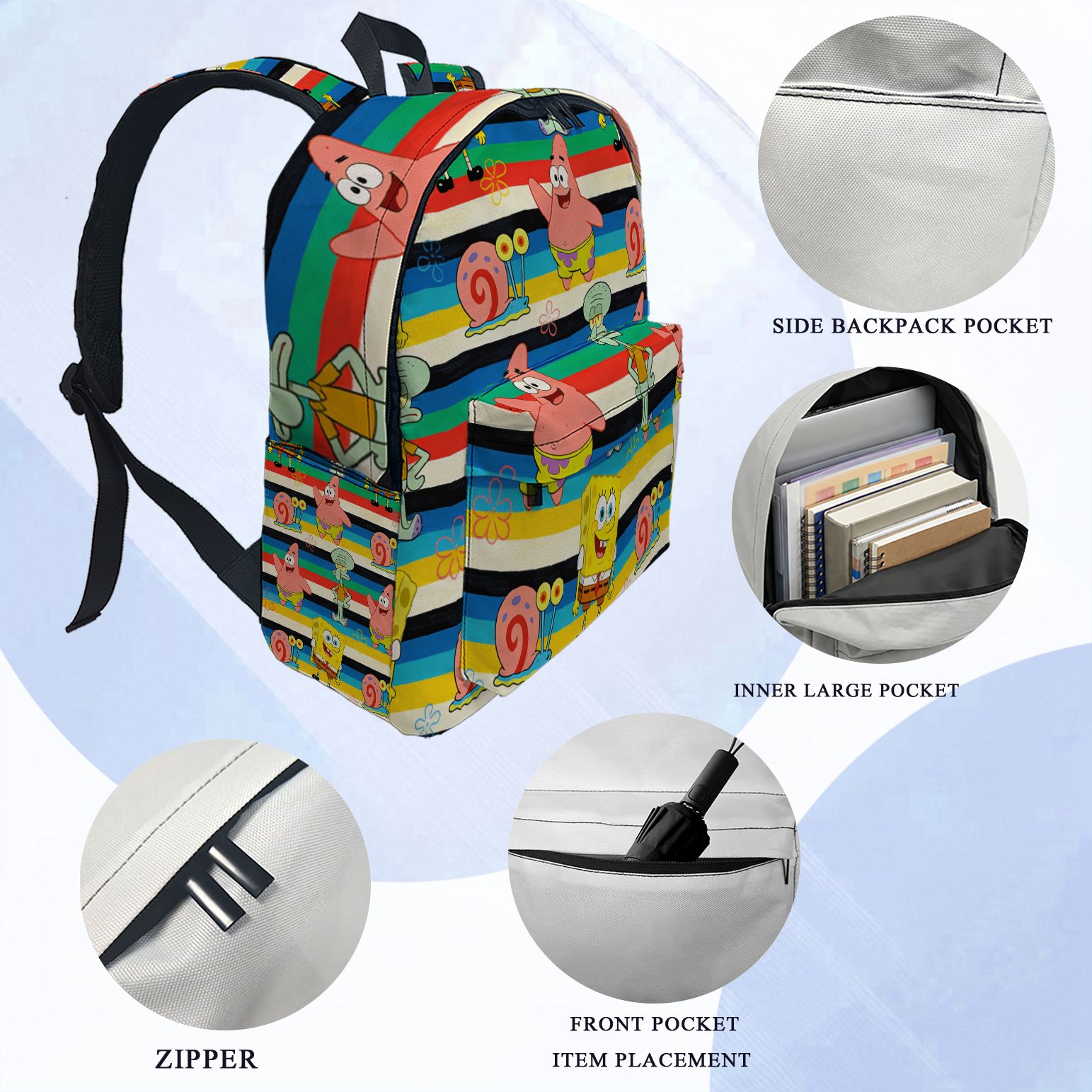 SpongeBob SquarePants rugzak m - School Backpack Teen recensie en prijs
