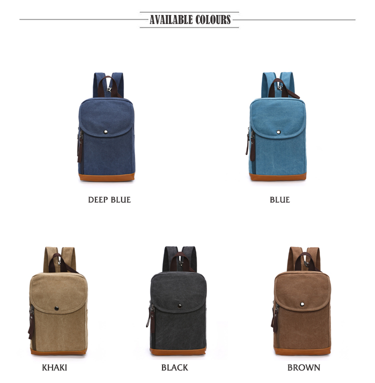 Heren canvas mini-rugzak Heren - Sling Backpack Shoulder recensie en prijs