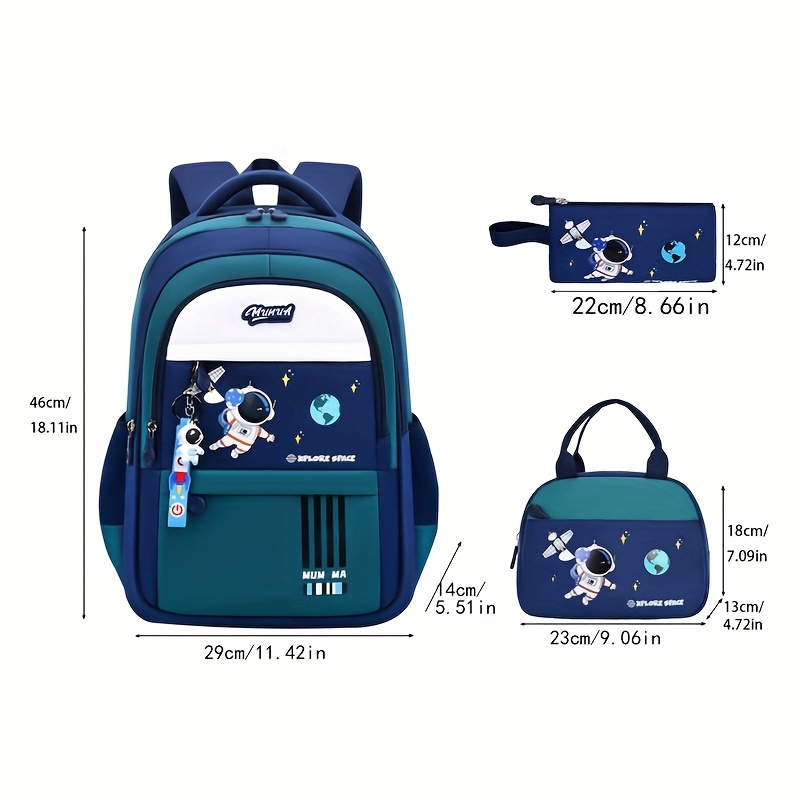 Nieuwe astronaut-cartoonrugzak - School Backpack Teen recensie en prijs