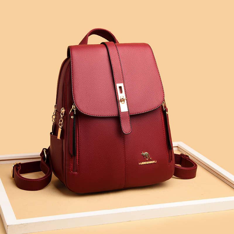 Luxe Vrouwen Lederen Rugzakken - Leather Backpack Vintage recensie en prijs