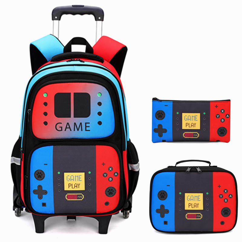 3-delige kinderrolrugzak voor  - School Backpack Teen recensie en prijs