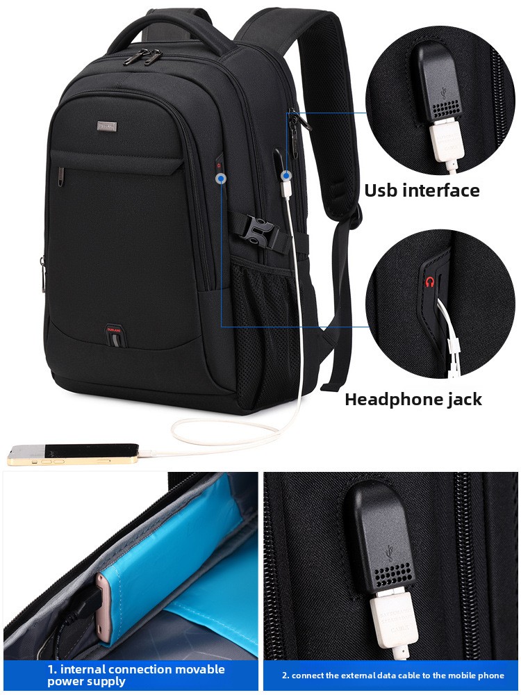 Nieuwe aanpasbare logo-rugzakk - Business Backpack Brief recensie en prijs