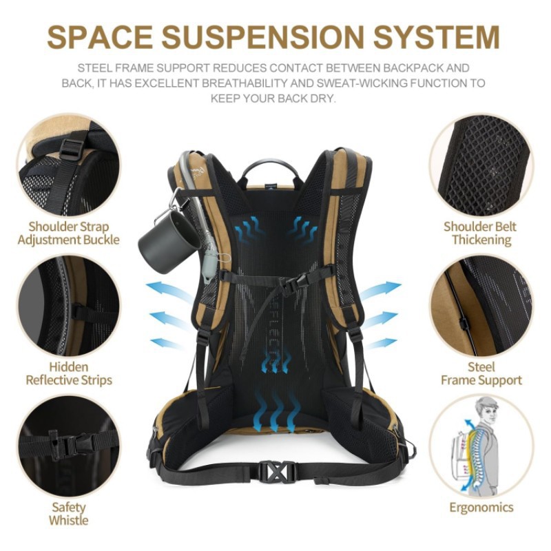Grote waterdichte, scheurbeste - Hiking Backpack Waterproof recensie en prijs