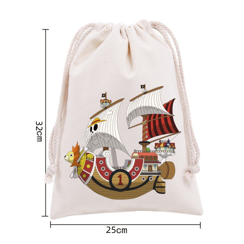 Anime One Piece Rugzak met tre - Drawstring Gym Bag recensie en prijs
