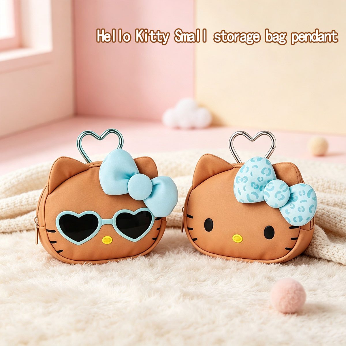 Schattig bruin Hello Kitty min - Mini Backpack Purse recensie en prijs
