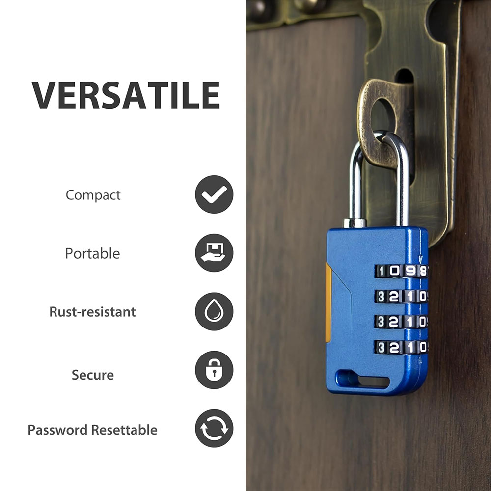 4-cijferig combinatiehangslot  - Travel Backpack Anti Theft recensie en prijs